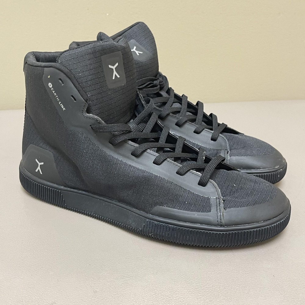 Earthlynk Men's Black High-Top Athletic Sneakers